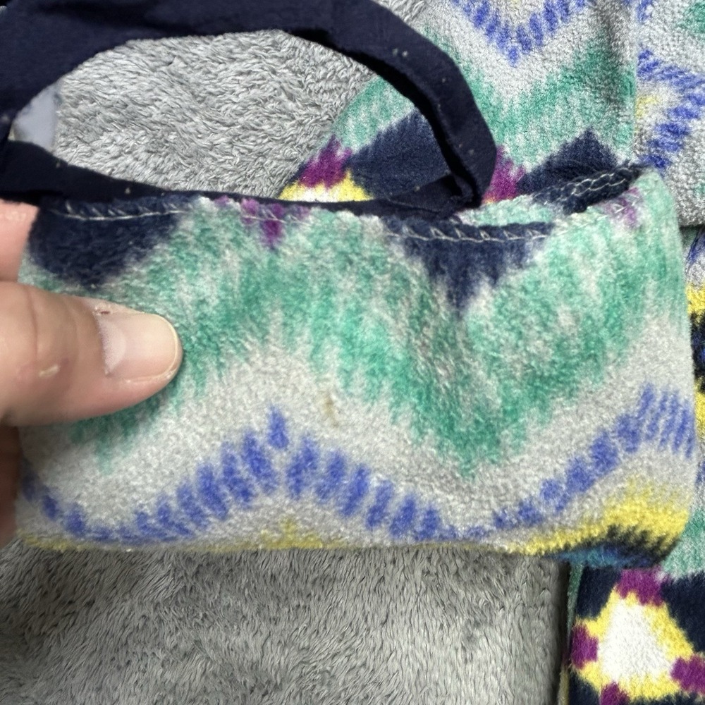 Patagonia Synchilla Pullover Women's L Multi Fleece Timber Twist Aztec *HOLES - Picture 11 of 16